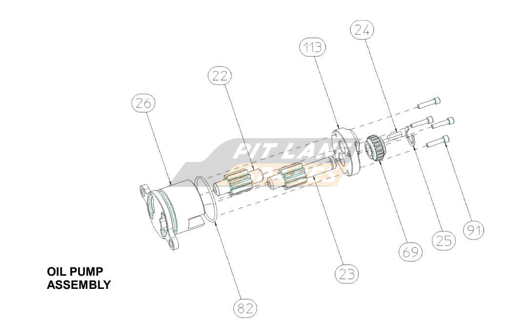 OIL PUMP ASSEMBLY. 